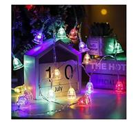 ZGHQHCDRH String Lights, Wind Chime Modeling String Lights|Creative LED Fairy Lights Night Lamp|Wedding Birthday Party Christmas Lamp Home Bar Decoration Ligh(Colourful,6.5FT(10LED))