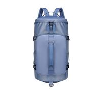 ZGHQHCDRH Swimming backpack with wet and dry separation, waterproof belt with shoe compartment, multi-carry method, fitness backpack, short-distance travel bag(Blue)