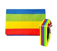 ZGHQHCDRH Teamwork Game Playing Run Mat, Indoor and Outdoor Team Building Multiplayer Rolling for 2-18 People(Adult 20M/26FT)