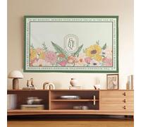 ZGHQHCDRH Television cover, Colorful Universal TV Cover Dustproof Screen Protector For LCD LED, Painting Pattern Indoor Bedroom Living Room Decoration Dust For Televisions(B,76 85IN)