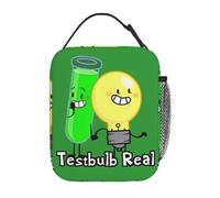 ZGHQHCDRH Testbulb Real Inanimates Insanitys Insulated Lunch Bags Leakproof Meal Container Cooler Bag Tote Lunch Box Food Storage Bags