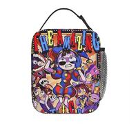 ZGHQHCDRH The Amazing Digital Circus All in Insulated Lunch Bags Large Meal Container Cooler Bag Lunch Box Tote Beach Picnic