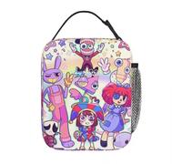 ZGHQHCDRH The Amazing Digital Circus Tv Series Insulated Lunch Bag Cooler Bag Meal Container High Capacity Lunch Box Tote Food Storage Bag
