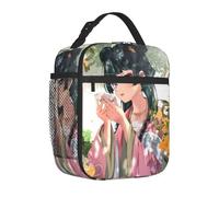 ZGHQHCDRH The Apothecary Diaries Anime Maomao Insulated Lunch Bag Storage Food Box Portable Thermal Cooler Lunch Boxes for Work