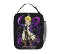 ZGHQHCDRH The Seven Deadly Sins Insulated Lunch Bags Large Meliodas Meal Container Thermal Bag Tote Lunch Box College Travel Bento Pouch