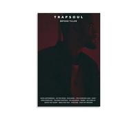 ZGHQHCDRH Trapsoul Bryson Tiller AlbumModern Wall Art Poster Textured Canvas Print for Living Room A Striking Centerpiece for Your Home Office DecorUnframe-style16x24inch(40x60cm)
