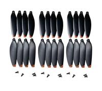 ZGHQHCDRH V168 V198 GPS Brushless Motor Drone RC Quadcopter Spare Parts Propeller Blade Accessory Maple Leaf for V168 Dron(24pcs Blade)