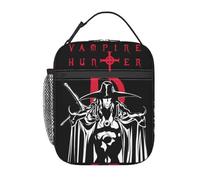 ZGHQHCDRH Vampire Hunter Insulated Lunch Bag High Capacity Hellsing Anime Reusable Thermal Bag Tote Lunch Box Work Outdoor Bento Pouch