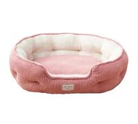 ZGHQHCDRH Warm-colored, soft cotton fleece semi-enclosed pet bed, suitable for cats and dogs, portable and practical for home use.(Pink,XXL)
