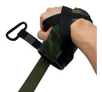 ZGHQHCDRH Wrist Trainer, Arm Wrestling Exercise Handle, Non-Slip Knurled, Nylon Belt, Strength Grip, Diameter 7.5cm for Fitness Gym Triceps Biceps