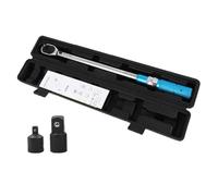 ZGJIAJU 3/8Inch 5-60N.m Square Drive Torque Wrench Torques Key ±3% High Precision Torque Wrench Kit Professional Bicycle Automotive Tool(3-8 5-60N.m Adapter)