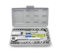 ZGJIAJU 40pcs Spanner Socket Set Car Allen Key Tool High Carbon Steel Torque Wrench Metric Sleeve Imperial Sleeve Bike Car Repair Tool