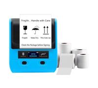 ZGJIAJU DP30S 30-80mm Mini Portable Thermal Printer BT Barcode Hand Multifunctional Price Label Sticker Maker Clear Printing(DP30 1Roll40x30)