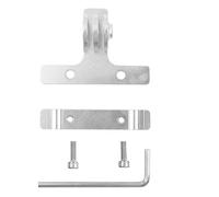 ZGLOZSH For Bike Rear Mount Aluminum Bicycle Seat Tail Back Holder for GoPro 13 12 11 10 for DJI Action5Pro/4/3 for Insta360 X4/3 Camera(Silver)