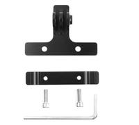 ZGLOZSH For Bike Rear Mount Aluminum Bicycle Seat Tail Back Holder for GoPro 13 12 11 10 for DJI Action5Pro/4/3 for Insta360 X4/3 Camera(Black)