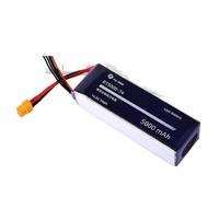 ZGLOZSH For Fly Wing FW450L 5000mAh 4S for Lipo Battery ACE for Tattu 14.8V 35C Upgrade with XT60 Plug For RC Helicopters 25min Flight Time