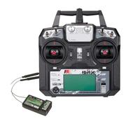 ZGLOZSH For FLYSKY FS-i6x 2.4G 6/10CH AFHDS 2A RC Transmitter with IA6B or IA10B Receiver for Airplane Helicopter FPV Racing Drone(Model2 I6X and IA6B)