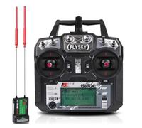 ZGLOZSH For FLYSKY FS-i6x 2.4G 6/10CH AFHDS 2A RC Transmitter with IA6B or IA10B Receiver for Airplane Helicopter FPV Racing Drone(Model2 I6X and IA10B)