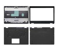 ZGLOZSH For Latitude 3490 E3490 L3490 P89G LCD Back Cover Front Bezel Hingecover Palmrest Upper Case Lower Bottom(AB US D)