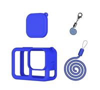 ZGLOZSH For Soft for Silicone Case for GoPro 13 Camera Sleeve Skin Lanyard Handle Wristband for Gopro for Hero13 Lens Cover Protective Cap Accessory(Blue color)