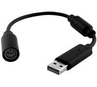 ZGLUZP 1Pc Black Audio USB Breakaway PC Cable Adapter for Xbox 360 Controller RockSmith Real Tone Cable