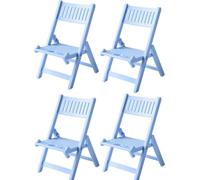 ZGLUZP 4pcs Sky Blue Foldable Phone Stand for Desk Chair Cellphone Holder Portable Cellphone Desktop Dock Universal Desktop Phone for Officer Desk, Cell Phone Stands