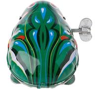 ZGLUZP Green Metal Wind-Up Jumping Frog Clock Movement Tin Kit Kids Funny Game Vintage,Novelty and Gag Kits,Spring and Wind-up Kits