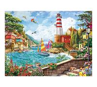 ZGmaxCL 5D Diamond Painting Kit DIY for Adults & Kids Full Drill Lighthouse Scenery Crystal Home Decorations for Living Room Art Kit 19.7 x 15.7inch
