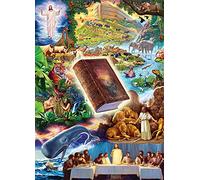 ZGmaxCL Diamond Painting Kits for Adults & Kids Full Round Drill Bible and Jesus Crystal Large Size Living Room Wall Decor Arts Crafts 23.6 x 15.7inch