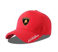 ZGNBKLS Baseball Cap for Lamborghini, Wicking Outdoor Sun Adjustable Cozy Car Baseball Caps Car Gifts Merchandise,F