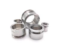 ZGPOSQKZSC 1PC Vacuum Flange Joint KF25 304 Stainless Steel BSP External Thread 1/8"