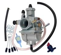 ZGPOSQKZSC Carburetor Replacement For LTF250 2WD LT-F250 LTF 250 1988-1989 Fuel filter Shut off Valve Fuel Filter Line Jet Cleaner