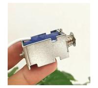 ZGPOSQKZSC DC 6V-48V Magnetic Solenoid Push Type Direct Electromagnet Frame lectromagnet Hotel Door Lock Stroke 6mm 12V 24V