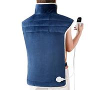 Zgrmbo Heating Pad for Back Pain Relief, FSA HSA Eligible, 23"x35", 3.4lb Weighted Electric Neck Shoulders Heat Pad, Large Back Heated Wrap, 86℉-158℉Heat Settings, Great Gifts for Women Men, Washable
