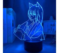 ZGSBT 3D Illusion Lamp Led Night Light Anime Kamisama Kiss Tomoe Figure Furnishing Bedroom Room Birthday Christmas Boy and Girl Gift Manga Kamisama Kiss