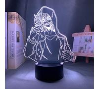 ZGSBT 3D Illusion Lamp Led Night Light Anime My Hero Academia Tomura Shigaraki for Decoration Bedroom Birthday Gift Tomura Shigaraki Christmas