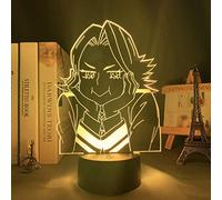 ZGSBT 3D Illusion Lamp LED Night Light Anime My Hero Academia Yuga Aoyama Twinka Plitter for Bedroom Decoration Birthday Holiday Christmas Gifts for Boys and Girls