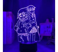 ZGSBT 3D Illusion Lamp Led Night Light Anime Soul Eater for Bedroom Decorative Birthday Christmas Boy and Girl Gift Children's Room Table Lamp Manga Soul Eater