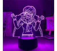 ZGSBT 3D Illusion Lamp LED Night Light Danganronpa Toko Fukawa Acrylic Colorful with Remote Control and USB Port Birthday Holiday Christmas Gifts for Boys and Girls