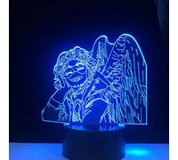 ZGSBT 3D Illusion Lamp LED Night Light Hawks Keigo Takami Anime Lamp My Hero Academia Bedroom Decor Remote Control Colors Gift Table Lamp