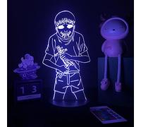 ZGSBT 3D Illusion Lamp LED Night Light Junji Ito Souichi Tsujii Colorful Night Pillow Interior Decorative Ideal for A Bedroom Birthday Holiday Christmas Gifts for Boys and Girls