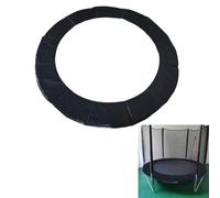 ZGSYH Trampoline Pad Replacement,New PVC & PE Trampoline Cover Round,Weatherproof Universal Spring Pad,Trampoline Spring Cover Replacement Parts,Easy Install(Color:Black,Size:15ft)