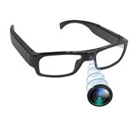 ZGSZ Spy Camera Glasses, Glasses Without Hole Hidden Camera HD 1080P Sports Mini Spy Camera with Support Video Recording/Photo/Video for Indoor and Outdoor