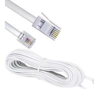Zguziji 10m BT Phone to RJ11 Cable 6P2C,Internet Cable for BT,Internet,Broadband,Modem,Router and Landline Telephone