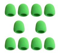 ZGUZMCMK 10 Pieces of Covered with Resistant Thickened Babrillero for Parties KTV Broadcasting Singing Speeches, Green