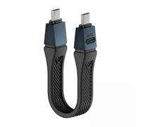 ZGUZMCMK 2x USB C SHORT SHORT CABLE CABLE 80 GBPS 240W USB C A USB C Cable for TD 5 Powerful Position for The Coupling Station