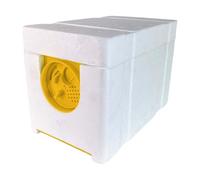 ZGUZMCMK Beehive Breeding Box, Queen Mating Box, Thermal Box, PP Foam Material, Rotating Entrance, Suitable for Bee Management, Yellow