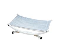 ZGUZMCMK Cat Hammock Sofa, Elevated Iron Frame, Breathable, Comfortable Hammock Lounger, Suitable for Indoor And Outdoor Family Use for Pets, Blue