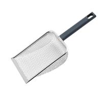 ZGUZMCMK Cat Litter Scooper Fine Mesh Mesh Screen Fecal Spoon Long Handle Pet Sifter Reptile Cleaner Scooper for Aquarium Kitten, 8 Mesh