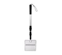 ZGUZMCMK Cat Litter with Handle, Made of Aluminum Alloy, Removable Structure And Ergonomic Design for Cat Lovers, Silver